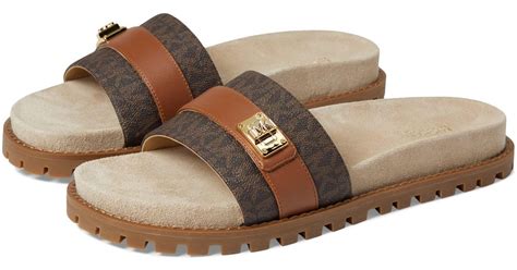 men's michael kors slides|Michael Kors alexis slide.